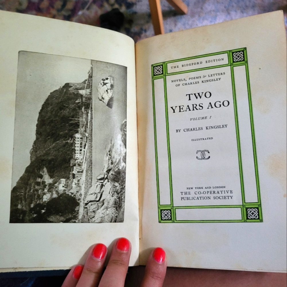 Book - VINTAGE 1899 - Two Years Ago - Charles Kingsley